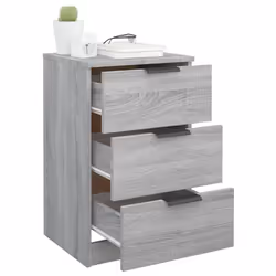 VidaXL 817054 Table de nuit et table de chevet Chêne - Vue supplémentaire 5