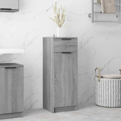 Vidaxl - Armoire de bain Sonoma gris 32x34x90 cm Bois d'ingénierie