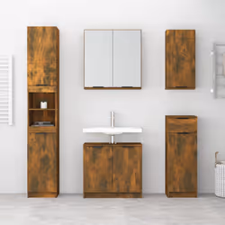 VidaXL 817060 miroir de salle de bain et armoire de rangement pour évier