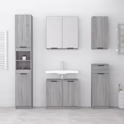 VidaXL 817061 miroir de salle de bain et armoire de rangement pour évier