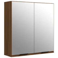 VidaXL 817068 miroir de salle de bain et armoire de rangement pour évier