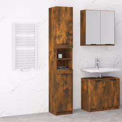 VidaXL 817069 miroir de salle de bain et armoire de rangement pour évier