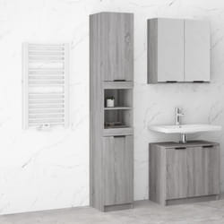 VidaXL 817070 miroir de salle de bain et armoire de rangement pour évier