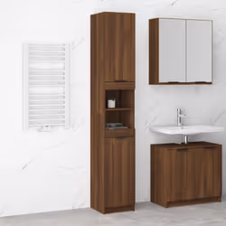 Cette armoire de salle de bain, avec un espace de rangement spacieux, est un excellent supplément à votre salle de bain, ce q ...