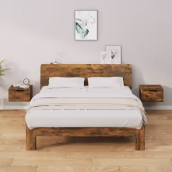 Ces tables de chevet murales tendance au design élégant sont un supplément intemporel à votre décoration intérieure. Matériau ...