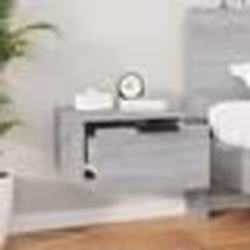 vidaXL Tables de chevet murales 2 pcs Sonoma gris 34x30x20 cm - TU