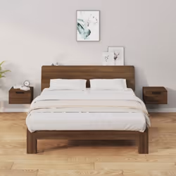 Ces tables de chevet murales tendance au design élégant sont un supplément intemporel à votre décoration intérieure. Matériau ...
