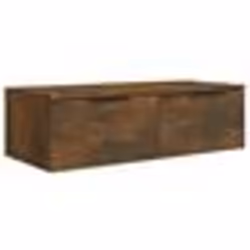 vidaXL Armoire murale Chêne fumé 68x30x20 cm Bois d'ingénierie