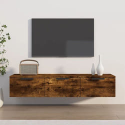Vidaxl - Armoire murale Chêne fumé 102x30x20 cm Bois d'ingénierie