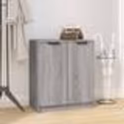 vidaXL Meuble à chaussures Sonoma gris 59x35x70 cm Bois d'ingénierie - TU