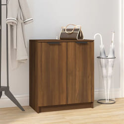 Vidaxl - Meuble à chaussures Chêne marron 59x35x70 cm Bois d'ingénierie