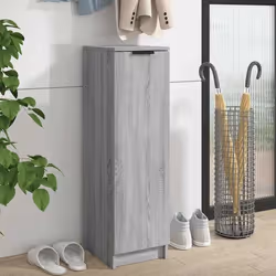 vidaXL Meuble à chaussures Sonoma gris 30x35x100 cm Bois d'ingénierie - TU