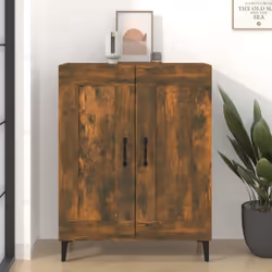 vidaXL Buffet chêne fumé 69,5x34x90 cm bois d'ingénierie