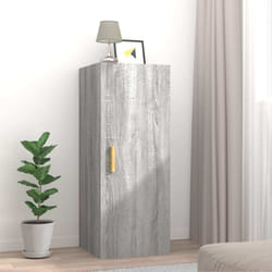 Vidaxl - Armoire murale Sonoma gris 34,5x34x90 cm Bois d'ingénierie
