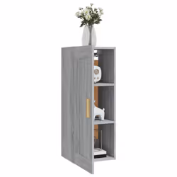 VidaXL 817451 étagères Bois Gris - Vue supplémentaire 4