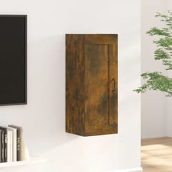 Armoire suspendue Chêne fumé 35x34x90 cm Bois d'ingénierie Vidaxl