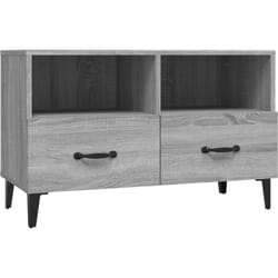 Vidaxl - Meuble tv Sonoma gris 80x36x50 cm Bois d'ingénierie