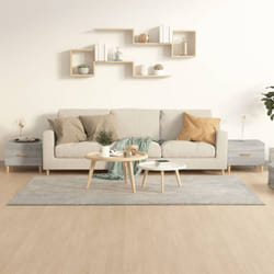 vidaXL Tables basses 2 pcs sonoma gris 50x50x40 cm bois d'ingénierie