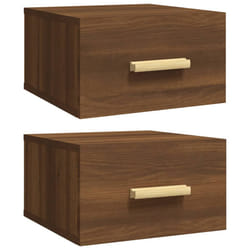 VidaXL 817578 Table de nuit et table de chevet Chêne