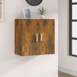 vidaXL Armoire murale Chêne fumé 60x30x60 cm Bois d'ingénierie - TU