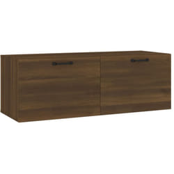 Vidaxl - Armoire murale Chêne marron 100x36,5x35 cm Bois d'ingénierie