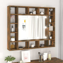 VidaXL 820448 miroir de salle de bain et armoire de rangement pour évier
