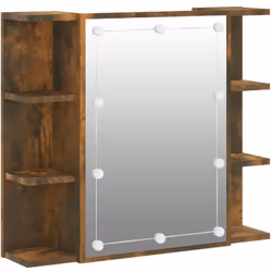Gardez vos articles de maquillage essentiels organisés et soignés avec cette armoire de miroir tendance avec lumières LED ! M ...