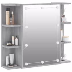 VidaXL 820452 miroir de salle de bain et armoire de rangement pour évier - Vue supplémentaire 5