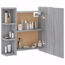 VidaXL 820452 miroir de salle de bain et armoire de rangement pour évier - Vue supplémentaire 6