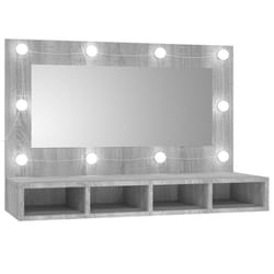 VidaXL 820458 miroir de salle de bain et armoire de rangement pour évier