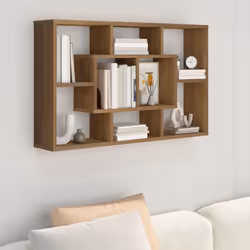 Cette étagère murale chic est magnifique et élégante. C'est une excellente option de stockage et de décoration. Matériau haut ...
