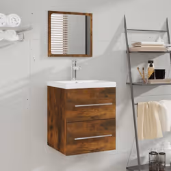 Cette élégante armoire de salle de bain avec miroir est un excellent supplément à votre salle de bain, ce qui lui donne une a ...