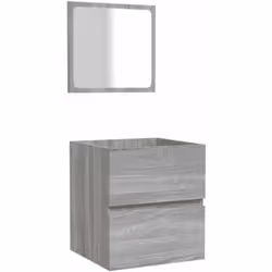 Cette élégante armoire de salle de bain avec miroir, avec un espace de rangement spacieux, est un excellent supplément à votr ...
