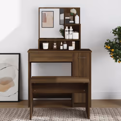VidaXL 820495 coiffeuse et ensemble de coiffeuses pour chambre à coucher