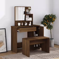 VidaXL 820495 coiffeuse et ensemble de coiffeuses pour chambre à coucher