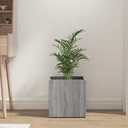 Vidaxl - Jardinière Sonoma gris 40x40x40 cm Bois d'ingénierie