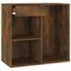 vidaXL Armoire cosmétique Chêne fumé 80x40x75 cm Bois d'ingénierie - TU
