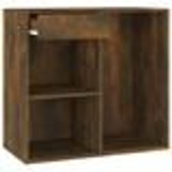 vidaXL Armoire cosmétique Chêne fumé 80x40x75 cm Bois d'ingénierie - TU