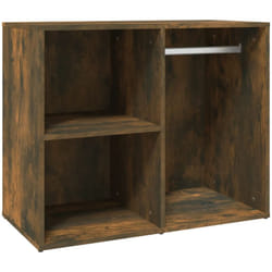 Vidaxl - Armoire de dressing Chêne fumé 80x40x65 cm Bois d'ingénierie