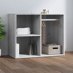 Armoire de dressing Sonoma gris 80x40x65 cm Bois d'ingénierie Vidaxl