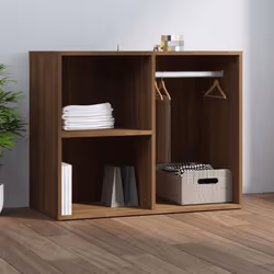 vidaXL Armoire de dressing Chêne marron 80x40x65 cm Bois d'ingénierie - TU
