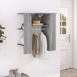Cette armoire de couloir classique est censée être un économiseur d'espace tout en prenant peu de place au sol, mais offre un ...