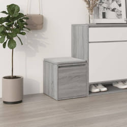 vidaXL Tiroir boîte Sonoma gris 40,5x40x40 cm Bois d'ingénierie