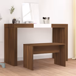 Ce tabouret de toilette classique est conçu pour être un complément parfait à votre table de maquillage. Matériau robuste : l ...