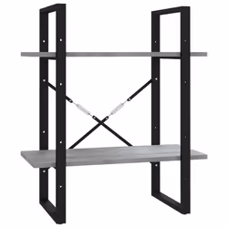 VidaXL 821307, Gris, Chêne, Métal, Bois, 600 mm, 300 mm, 700 mm