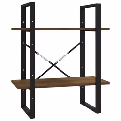 VidaXL 821311, Marron, Chêne, Métal, Bois, 600 mm, 300 mm, 1400 mm