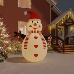 vidaXL Bonhomme de neige gonflable avec LED 300 cm - TU