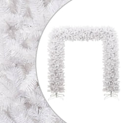 vidaXL Arche d'arbre de Noël Blanc 240 cm - TU