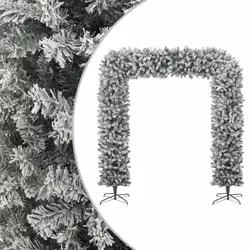 vidaXL Arche de sapin de Noël à flocons de neige 240 cm - TU