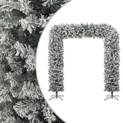 vidaXL Arche de sapin de Noël à flocons de neige 240 cm - TU